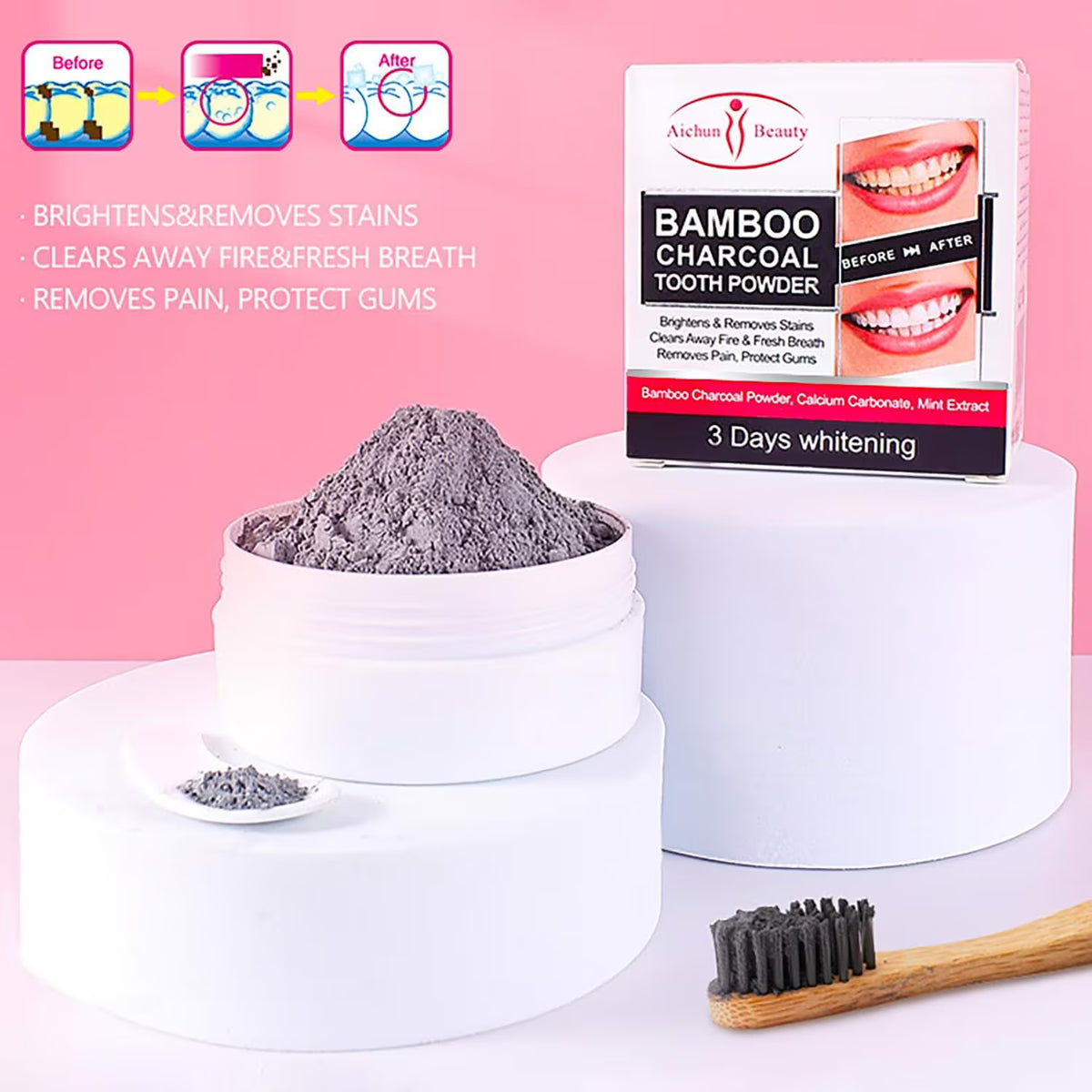 Blanqueador Dental En Polvo