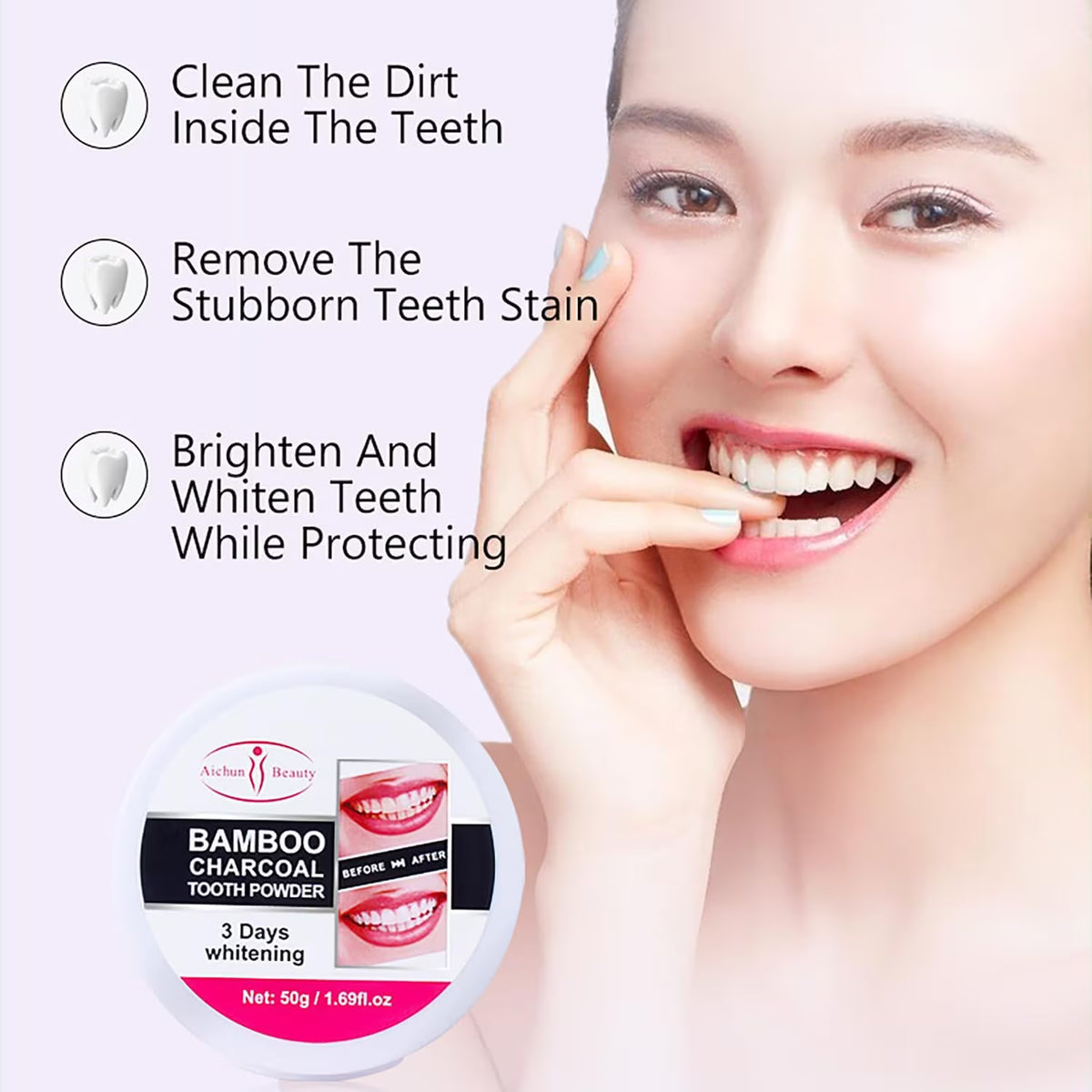 Blanqueador Dental En Polvo